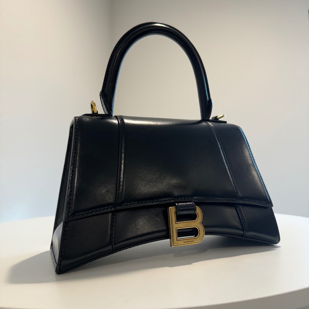 Balenciaga Hourglass Small Hourglass Top Handle Bag